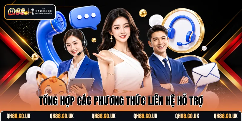 Tổng hợp các phương thức liên hệ hỗ trợ