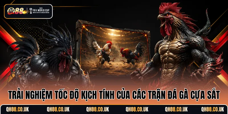 Trải nghiệm tốc độ kịch tính của các trận đá gà cựa sắt